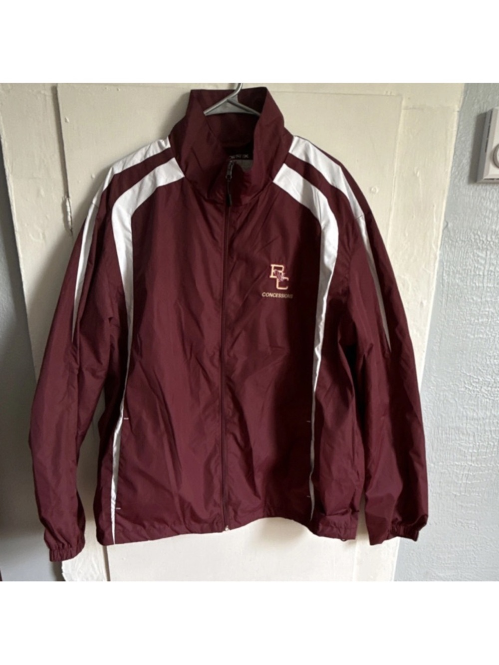 Sport-Tek Maroon Jacket with White Logo